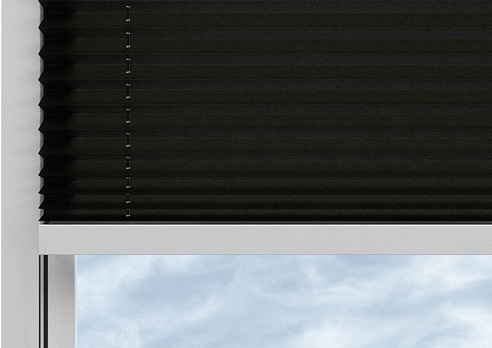 Solaris, Noir - Stick Fit Pleated Blind - Image 11